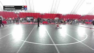 74 lbs Quarterfinal - Tristan Morin, Wisconsin vs Emerson Ryals, Team Nazar Training Center