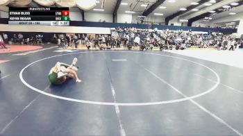 165 lbs Champ. Round 1 - Kevin Regan, Brockport vs Ethan Bliss, Elizabethtown