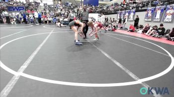 98 lbs Consolation - Tucker Daniels, Bristow Youth Wrestling vs Carlos Sparks, Cowboy Wrestling Club