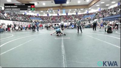 76 lbs Consolation - Kanon Hilbert, Stroud Youth Wrestling Club vs Landon Heimbach, D3 Wrestling Cluib