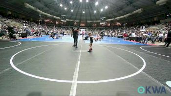 37 lbs Round Of 16 - Piper Norrell, Tuttle Wrestling vs Greyson Summitt, Newkirk Takedown Cub