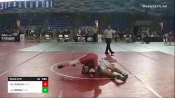 156 lbs Round Of 16 - Hunter Addison, North DeSoto WrAcdmy vs Jed Wester, PINnacle