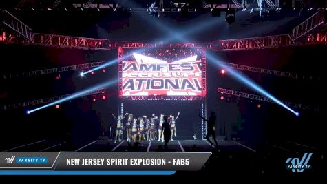 New Jersey Spirit Explosion - FAB5 [2018 Senior Medium 5 Day 1] JAMfest Cheer Super Nationals