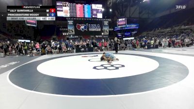 115 lbs Cons. Rd Of 64 - Lilly Quintanilla, WY vs Princessstorm Woody, NJ