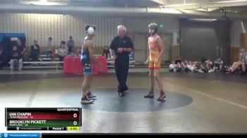 114 lbs Quarterfinals (8 Team) - Ian Chapin, Team Missouri vs Brooklyn Pickett, Maryland