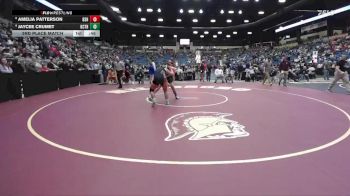 190 lbs 3rd Place Match - Amelia Patterson, Bonner Springs HS vs Jaycee Crumet, Kansas City - Turner HS