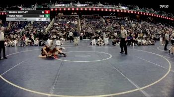 1A 144 lbs Semifinal - Koen Kiser, Rosman vs Mason Bentley, Avery County High School