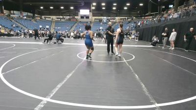 160 lbs Cons. Round 2 - Morgan Tadlock, Baker University vs Atavia Cain, Colby Community College