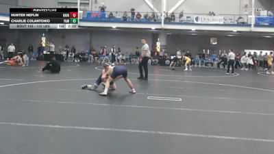 133 lbs Round Of 32 - Hunter Heflin, Naval Academy vs Charlie Colantonio, F&m