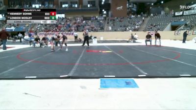 114 lbs Cons. Round 1 - London Mosley, Woodford County vs Kennedy Sohne, Henderson County