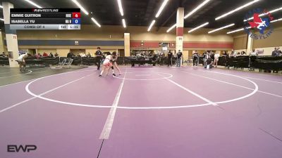 100 lbs Consi Of 4 - Emmie Guitron, Rise Wrestling vs Isabella Yu, NG Bombers Wrestling Club