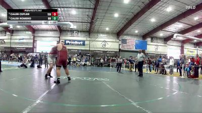 285 lbs Semifinal - Caleb Cutler, Tonopah vs Caleb Romero, West Wendover