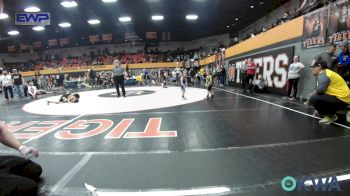 40 lbs Semifinal - Ryder Hall, Tecumseh Youth Wrestling vs Baylor Myers, Bridge Creek Youth Wrestling