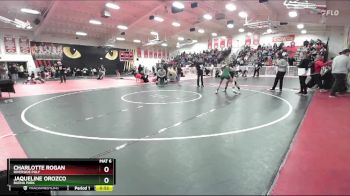 120 lbs Cons. Round 3 - Charlotte Rogan, Riverside Poly vs Jaqueline Orozco, Buena Park