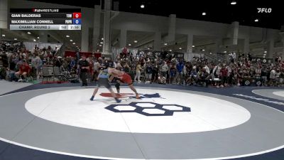 65 lbs Champ. Round 2 - Gian Balderas, Takedown-City Wrestling vs Maximillian Connell, Potomac Premiere