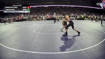 D2-150 lbs Champ. Round 1 - Lane Button, Wayland Union HS vs Sebastian Jundy, De La Salle Collegiate