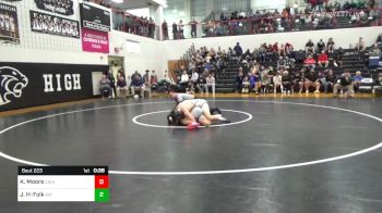 152 lbs Consolation - Kobe Moore, Camp Hill vs Justice Hockenberry-Folk, West Perry