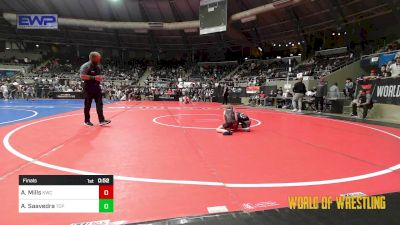 46 lbs Final - Aniston Mills, Keystone Wrestling Club vs Alaina Saavedra, Top Rank Hac