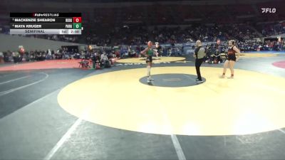 6A/5A Girls 145 Semifinal - MacKenzie Shearon, Redmond Girls vs Maya Kruger, Parkrose Girls