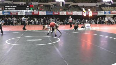 125 lbs Placement (16 Team) - Brandon Dami, Washington & Jefferson College vs Ian Morales, Marymount