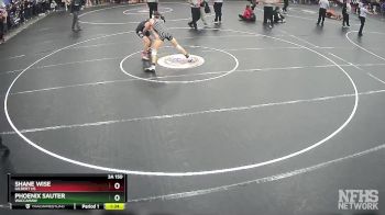 3A 150 lbs Cons. Round 1 - Phoenix Sauter, Waccamaw vs Shane Wise, Gilbert Hs