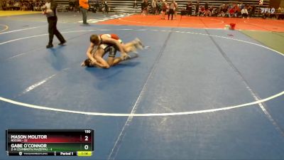 150 lbs Quarterfinals (8 Team) - Mason Molitor, Rocori vs Gabe O`Connor, Z-M (Zumbrota/Mazeppa)