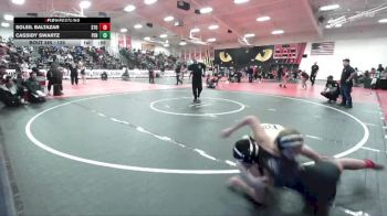 125 lbs Cons. Round 1 - Cassidy Swartz, Peninsula vs Soleil Baltazar, Stockdale