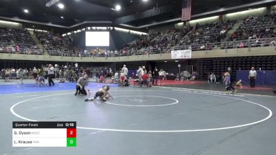 54 lbs Quarterfinal - Graham Dyson, Moscow vs Lucas Krause, Fair Lawn