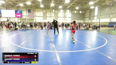 84 lbs Round 3 - Vanessa Torres, WA vs Daphney Gomez, AZ