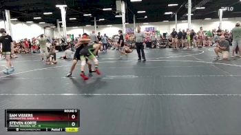 132 lbs Round 5 (8 Team) - Steven Korte, Pocono Regional WC vs Sam Vissers, Headhunters Green