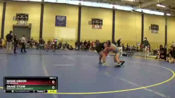 184 lbs Cons. Round 1 - Shane Gibson, MS-Mankato vs Drake Stuhr, Nebraska Weslyn University