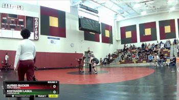 138 lbs Round 3 - Alfred Rucker, Maple Heights vs Kostandin Laska, Lakewood HS