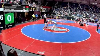 145 lbs Cons. Round 1 - Emma Brumbley, Thomas County Central HS vs Bradey Bass, Campbell