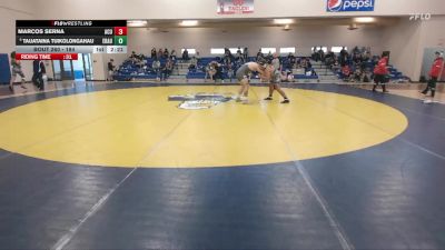 184 lbs Quarterfinal - Marcos Serna, Arizona Christian University vs Tauataina Tuikolongahau, Embry-Riddle (Ariz.)