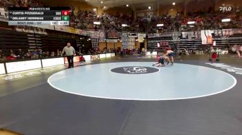 157 lbs Champ. Round 1 - Curtis Fitzgerald, Sabetha Hs vs Delaney Herrman, Leon-Bluestem Hs