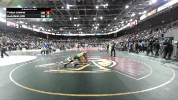 150 lbs Cons. Round 5 - Sean Griffin, Central Catholic vs Mason Hillier, Bonneville
