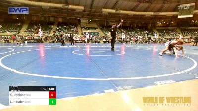 75 lbs Final - Berringer Robbins, Greater Heights Wrestling vs Louie Hauder, Spanish Springs Wrestling Club