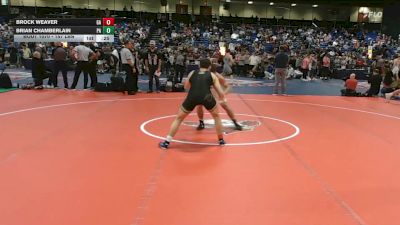 157 lbs Consi Of 8 #1 - Brock Weaver, GA vs Brian Chamberlain, PA