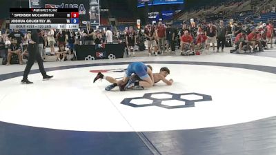 120 lbs Champ. Rd Of 16 - Spenser McCammon, Indiana vs Joshua Golightly Jr., Virginia