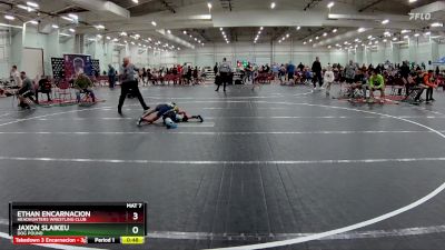 75 lbs Quarterfinal - Ethan Encarnacion, Headhunters Wrestling Club vs Jaxon Slaikeu, Dog Pound