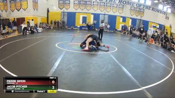 170 lbs Quarterfinals (8 Team) - Jacob Pitcher, Merritt Island vs Pierre Simon, Miramar