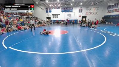 70 lbs Quarterfinal - Austin Abarca, CY Middle School vs Tristan Bohannon, Dean Morgan