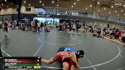 88 lbs Round 5 (8 Team) - Mo Worthy, Mat Assassins Black vs Cole Palma, Ohio Gold