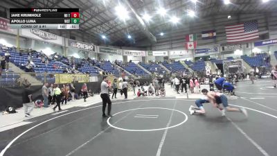 132 lbs Consi Of 8 #1 - Jake Krumholz, No Team vs Apollo Luna, Victory Wrestling Club - VTC