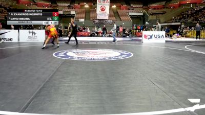 Cadet Boys Upper - 150 lbs Quarters - Alexandros Kosmitis vs David Medina, Beat The Streets - Los Angeles