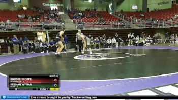 132 lbs Semis & Wb (16 Team) - Keenan Wyman, Blair vs Brodee Scobee, Bennington