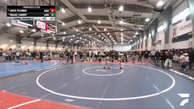 75 lbs Cons. Round 2 - Jack Flores, Katy Area Wrestling Club vs Isaac Carey, All American Wrestling Club