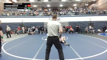 49 lbs Cons. Round 2 - Copelin Marcum, Cougar Wrestling Club vs Warren Sisson, 208 Badgers Wrestling Club