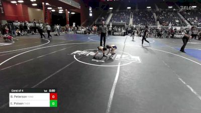 46 lbs Consi Of 4 - Bryant Peterson, Tongue River WC vs Erik Polson, Thermopolis WC