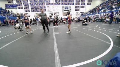 67 lbs Consi Of 8 #2 - Cato Varela, Chickasha Youth Wrestling vs Myles Flesner, Team Tulsa Wrestling Club